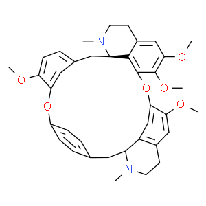 粉防己堿；漢防己甲素